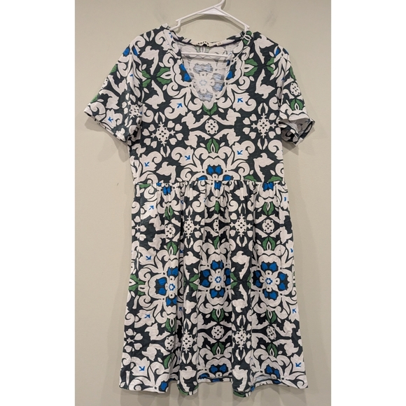 Boden Easy Notch Neck Cotton Jersey Pocket Dress Size 10 Regular - Picture 8 of 8